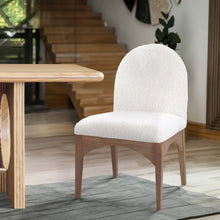 Load image into Gallery viewer, Waldorf - Boucle Dining Side Chair With Natural Legs