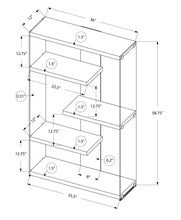 Load image into Gallery viewer, Bookshelf, Bookcase, Etagere, 5 Tier, Office, Glossy Contemporary & Modern - White