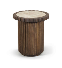 Load image into Gallery viewer, Elvira - Marble And Mango Wood Table