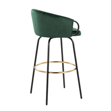Load image into Gallery viewer, Claire - Contemporary / Glam Barstool With Footrest (Set of 2)