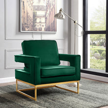 Load image into Gallery viewer, Noah - Accent Chair with Gold Legs