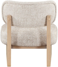 Load image into Gallery viewer, Vetra - Linen Textured Fabric Upholstered Accent Chair With Natural Base