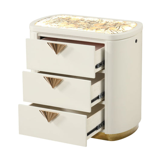 La Pierre - Nightstand - Beige
