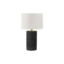 Load image into Gallery viewer, Table Lamp, Lighting, Resin, Contemporary - Black / Cream