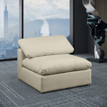 Load image into Gallery viewer, Comfy - Faux Leather Armless Chair