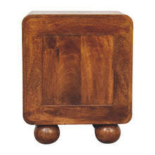 Load image into Gallery viewer, Open Woven Bedside Table, 1 Drawer - Chestnut