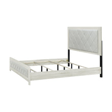 Load image into Gallery viewer, Jehoram - Lozenge Upholstered Design Bed