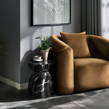 Load image into Gallery viewer, Caserta - Marble Finish Concrete End Table