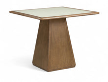 Load image into Gallery viewer, Atrium - Glass Top And Wood Base Dining Table