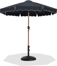 Load image into Gallery viewer, Amalfi - Patio Umbrella - Black Base / Light Brown Pole