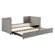 Load image into Gallery viewer, Twin Size Upholstered Daybed With Pop Up Trundle