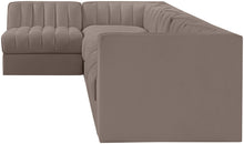 Load image into Gallery viewer, Rummi - Velvet Performance Fabric Upholstered 6 Piece Modular Sectional, L-Shaped (Right)