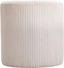 Load image into Gallery viewer, Roy - Round Microsuede Ottoman / Stool
