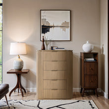 Load image into Gallery viewer, Astrid - Solid Wood And Oak Veneer Chest