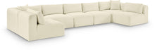Load image into Gallery viewer, Shaggy - 7 Piece Modular U-Shaped Armless Sectional