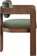 Load image into Gallery viewer, Sacha - Velvet Dining Chair With Brown Base (Set of 2)