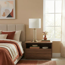 Load image into Gallery viewer, Luna - Table Lamp With On / Off Switch Clear Body Base - Clear / Silver / White