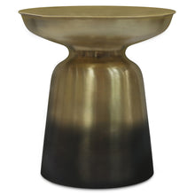 Load image into Gallery viewer, Toby - Metal Accent Table - Gold / Black Ombre