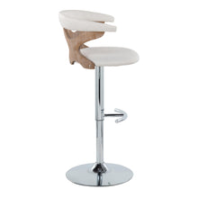 Load image into Gallery viewer, Gardenia - Contemporary Adjustable Barstool With Swivel / Rounded T Footrest (Set of 2)
