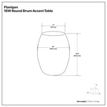 Load image into Gallery viewer, Flanigan - Hand Crafted Metal Accent Table