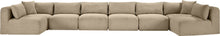 Load image into Gallery viewer, Shaggy - Fabric 8 Piece Modular U-Shaped Armless Sectional