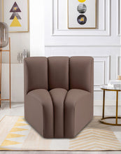 Load image into Gallery viewer, Arc - Faux Leather Curved Corner Chair