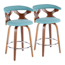 Load image into Gallery viewer, Gardenia - Mid Century Modern Counter Stool (Set of 2)