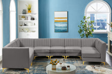 Load image into Gallery viewer, Alina - 8 Piece Velvet Modular Sectional