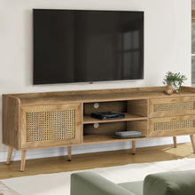Load image into Gallery viewer, TV Stand, Console, Media Entertainment Center, Storage Cabinet, Transitional