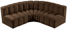 Load image into Gallery viewer, Arc - Velvet 4 Piece Corner Modular Sofa