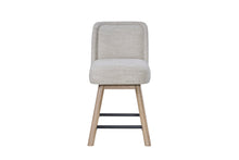 Load image into Gallery viewer, Pagosa - Counter Height Swivel Stool (Set of 2) - English Knotty Oak / Gray