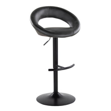 Load image into Gallery viewer, Posh - Contemporary Adjustable Barstool With Swivel & Rounded T Footrest (Set of 2)
