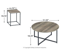 Load image into Gallery viewer, Wadeworth - Occasional Table Set (Set of 3) - Brown / Beige