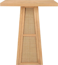 Load image into Gallery viewer, Fenwick - Cane, Oak Veneer And Solid Wood Bar Height Table