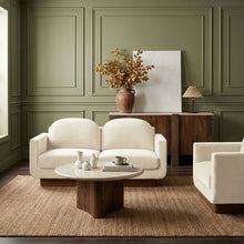 Load image into Gallery viewer, Diviento - Velvet Performance Fabric Upholstered Loveseat