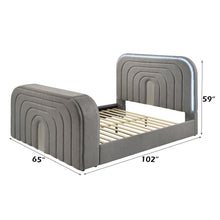 Load image into Gallery viewer, Shelyn - Bed With LED, TV Stand, Fireplace & Bluetooth