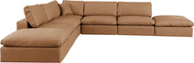 Load image into Gallery viewer, Comfy - 7 Piece Faux Leather Modular Corner Sectional