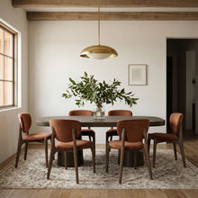 Load image into Gallery viewer, Woodhaven - Solid Wood And Oak Veneer Dining Table