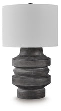 Load image into Gallery viewer, Wahida - Poly Table Lamp - Distressed Black