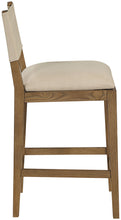 Load image into Gallery viewer, Avon - Linen Textured Performance Fabric Counter Stool