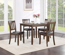 Load image into Gallery viewer, D231 - 5 Piece Dining Room Set (Dining Table With 4 Chairs) - Walnut