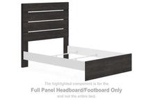 Load image into Gallery viewer, Hollivern - Full Panel Headboard/Footboard - Dark Gray