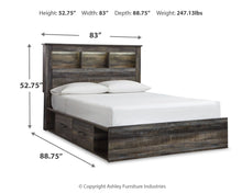 Load image into Gallery viewer, Drystan - Panel Bookcase Bed