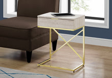 Load image into Gallery viewer, Accent Side Table, Storage Drawer, Spacious Tabletop, Contemporary & Modern