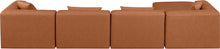 Load image into Gallery viewer, Cube - 5 Piece Modular Sectional With Chaise - Cognac