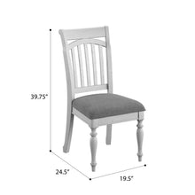Load image into Gallery viewer, Slat Back Dining Chairs (Set of 2) - Gray