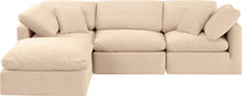 Load image into Gallery viewer, Indulge - Velvet 4 Piece Modular Sectional With Chaise