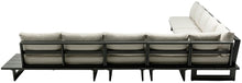Load image into Gallery viewer, Maldives - 7 Piece Water Resistant Outdoor Patio Modular Sectional With Gray Base