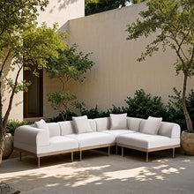 Load image into Gallery viewer, Laguna - 4 Piece 106.5" Upholstered Outdoor Patio Modular Sectional