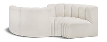 Load image into Gallery viewer, Arc - Boucle Fabric 4 Piece Curved Modular Sofa